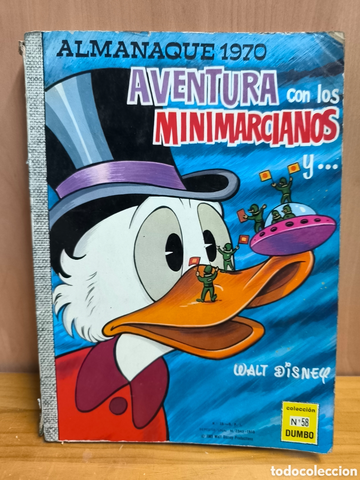 Tebeos: Colecci&oacute;n Dumbo n58 aventura con los minimarcianos 1969