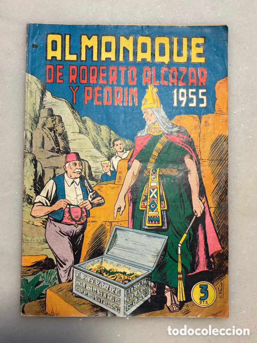 Tebeos: Tebeo, almanaque de Roberto, Alcazar y Pedrin, 1955