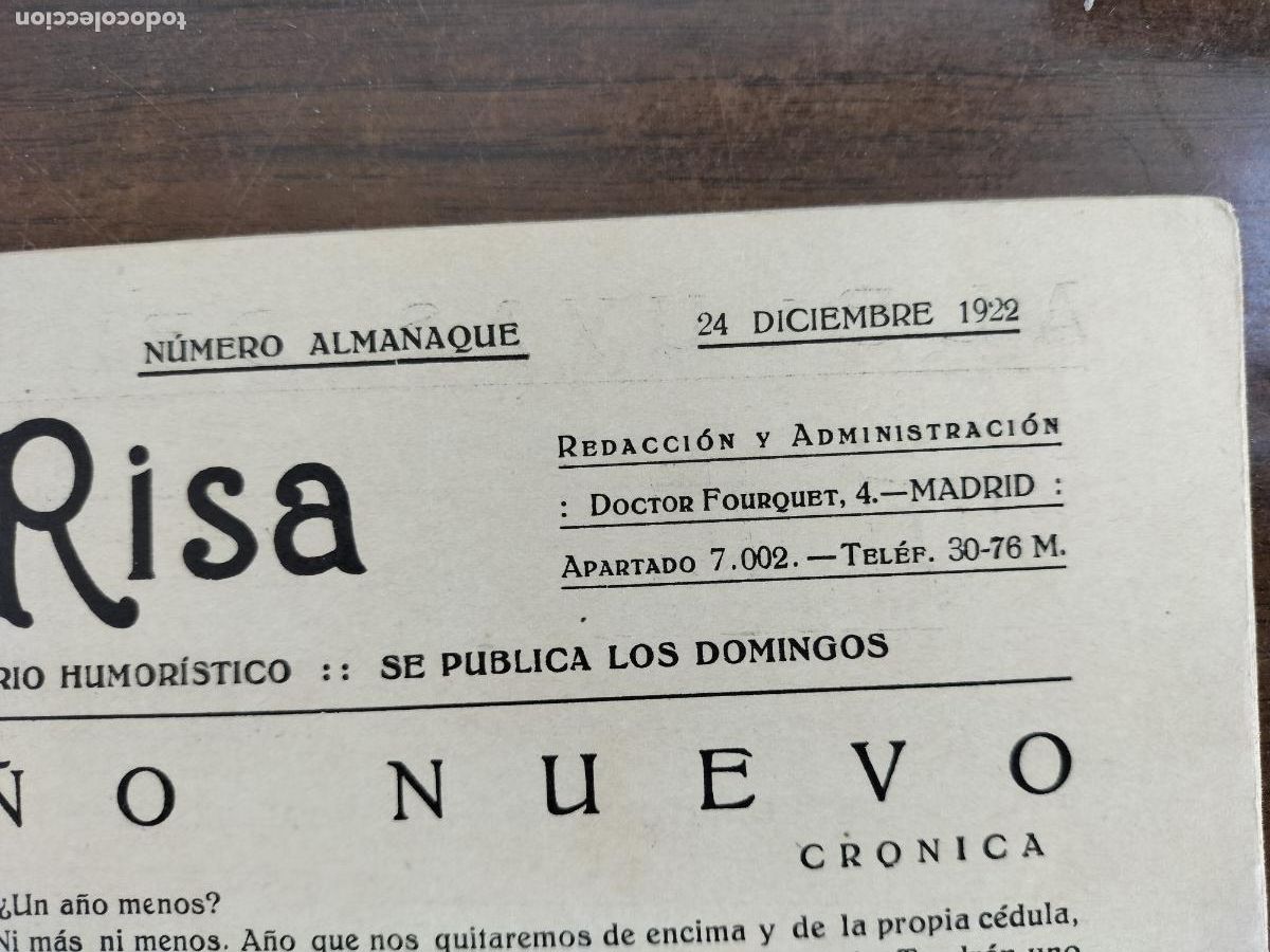 Tebeos: LA RISA NUMERO 6 ALMANQUE 1922 - Foto 2