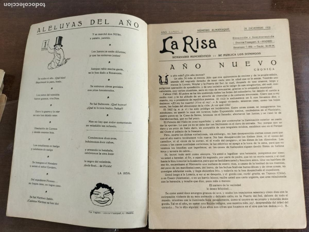 Tebeos: LA RISA NUMERO 6 ALMANQUE 1922 - Foto 3