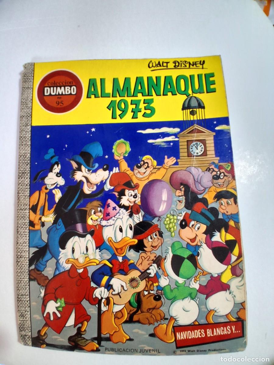 Tebeos: colecci&oacute;n dumbo n&ordm; 95 almanaque 1973 ediciones recreativas 1972 walt disney (buen estado, leer)