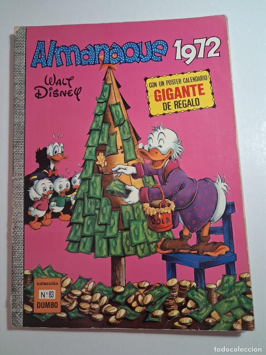 Tebeos: colecci&oacute;n dumbo n&ordm; 83 almanaque 1972 ediciones recreativas 1971 walt disney (buen estado, leer)