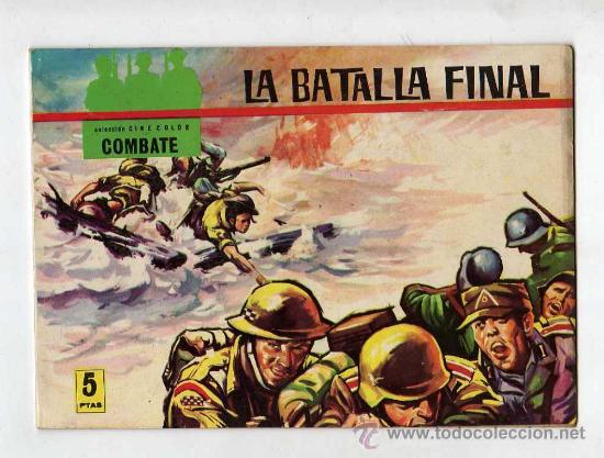 Tebeos: (M-3) COMBATE NUM.4 - EDITORIAL FERMA, 1963, SE&Ntilde;ALES DE USO - Foto 1