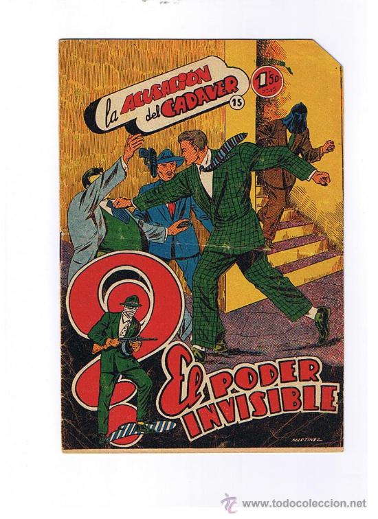 Tebeos: El Poder Invisible n&ordm; 15. Ferma 1957. - Foto 1