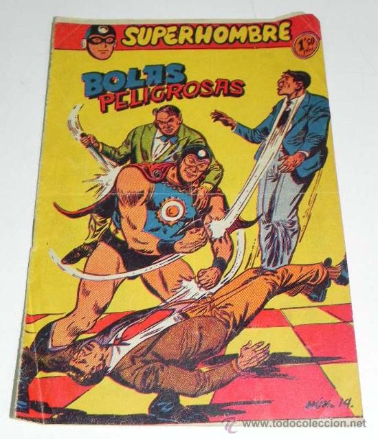 Tebeos: SUPERHOMBRE, BOLAS PELIGROSAS - NUM. 14 - EXCLUSIVAS FERMA. - Foto 1