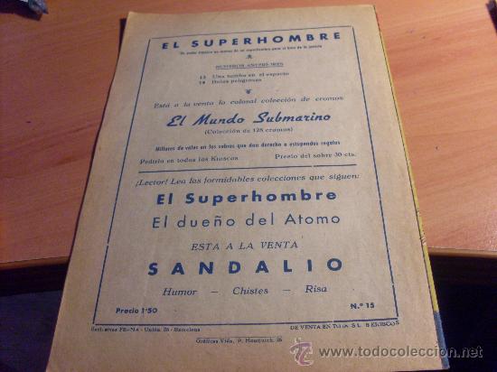 Tebeos: EL SUPERHOMBRE N&ordm; 15 ( ORIGINAL ED. FERMA ) (COM15) - Foto 2
