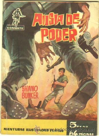 Tebeos: COMBATE N&ordm; 10 EDI. FERMA 1962 - 64 PGS. 16,5 X 11,7 CMS - ANSIA DE PODER - Foto 1