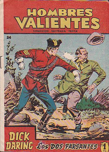 Tebeos: HOMBRES VALIENTES SERIE ROJA DICK DARING N&ordm; 24 - Foto 1