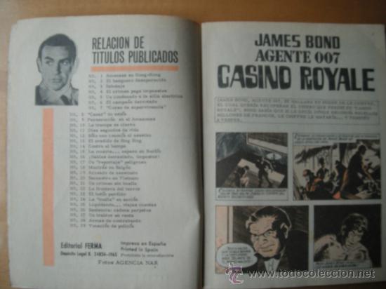 Tebeos: COMIC DE JAMES BOND. AGENTE 007. Y KERRY DRAKE - Foto 3