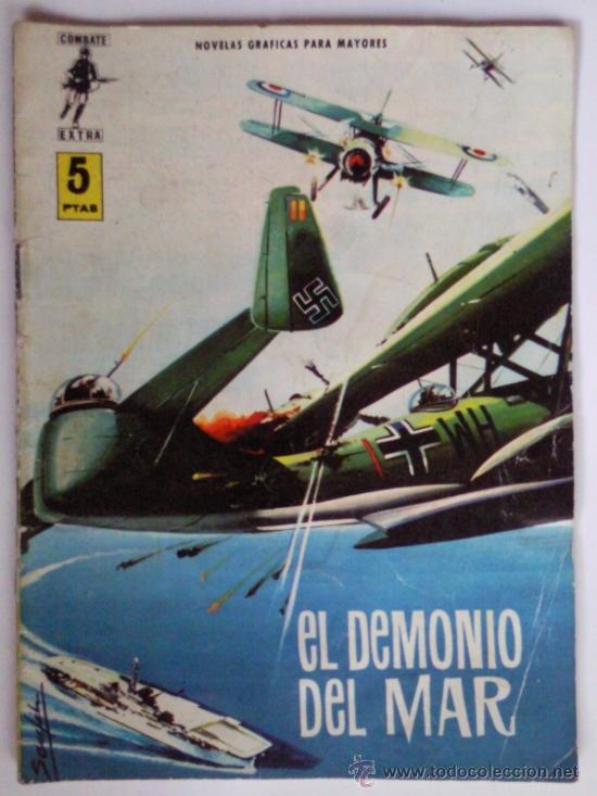 Tebeos: COMBATE EXTRA, N&ordm; 2, EL DEMONIO DEL MAR, EDITORIAL FERMA, 1963 - Foto 1