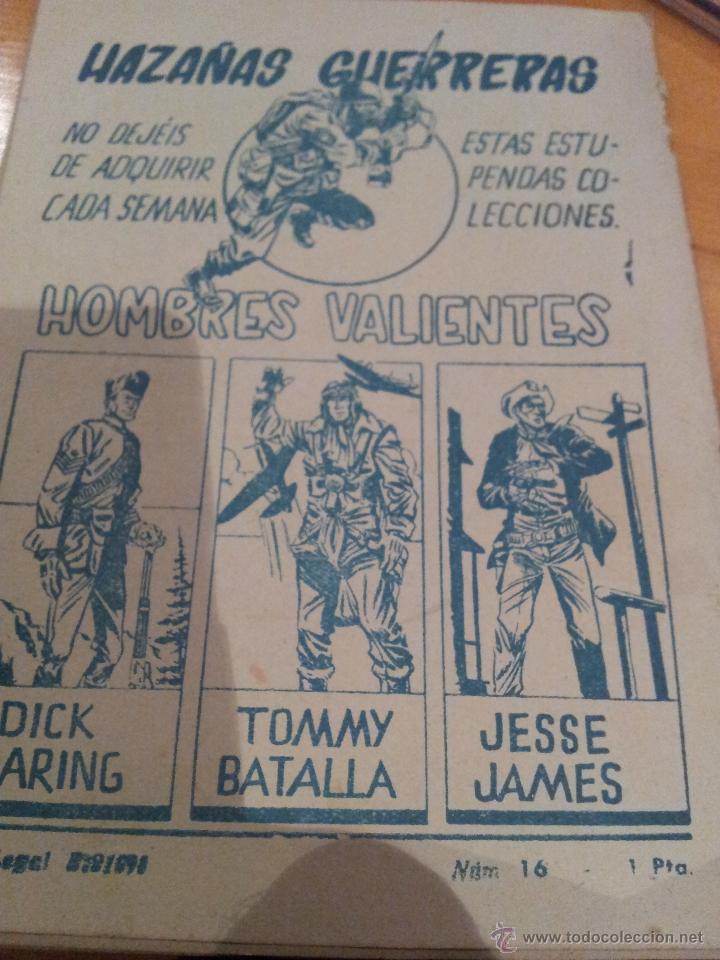 Tebeos: HOMBRES VALIENTES N&ordm; 16 , EDITORIAL FERMA - Foto 2