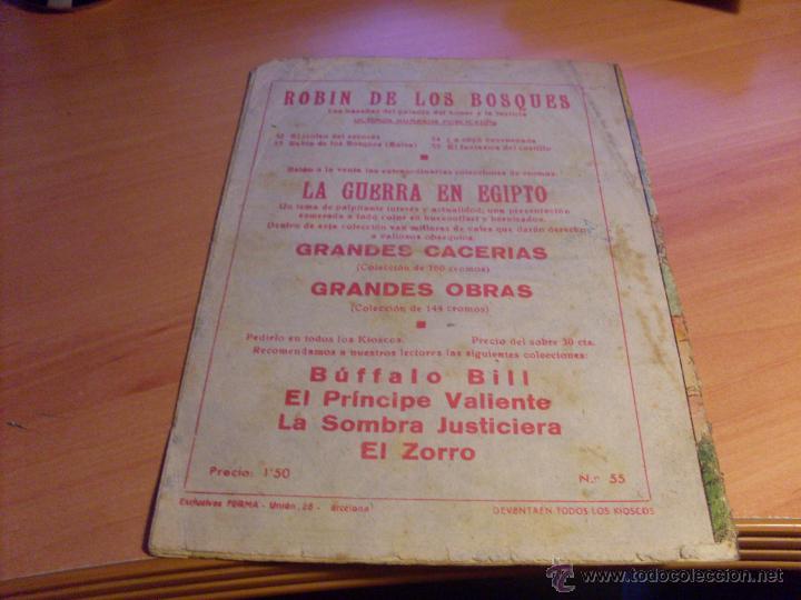 Tebeos: ROBIN DE LOS BOSQUES N&ordm; 55 (ORIGINAL ED. FERMA ) (COB169) - Foto 2
