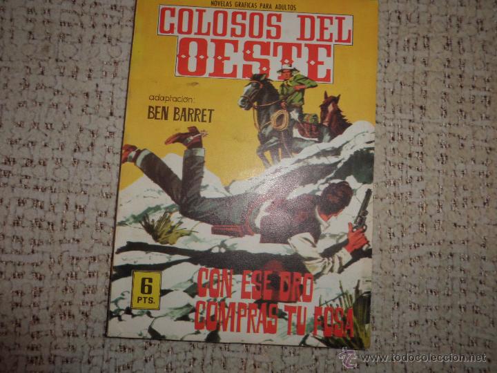 Tebeos: COLOSOS DEL OESTE N&ordm; 80 EDITORIAL FERMA - Foto 1