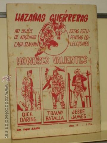 Tebeos: HOMBRES VALIENTES HONDO N&ordm; 12 FERMA - Foto 2