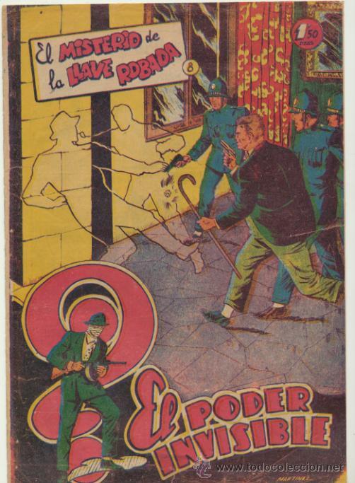 Tebeos: El Poder Invisible n&ordm; 8. Ferma 1957. - Foto 1