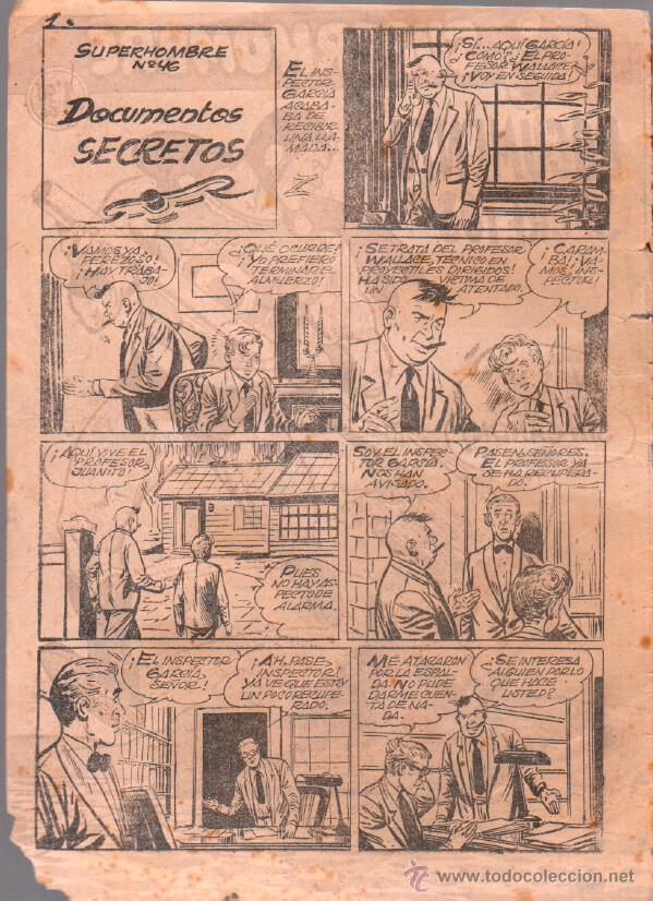 Tebeos: SUPERHOMBRE N&ordm; 46 ORIGINAL EDITORIAL FERMA - Foto 2