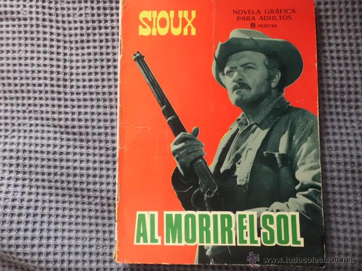 Tebeos: SIOUX AL MORIR EL SOL DIBUJOS LOPEZ ESPI FERMA - Foto 1