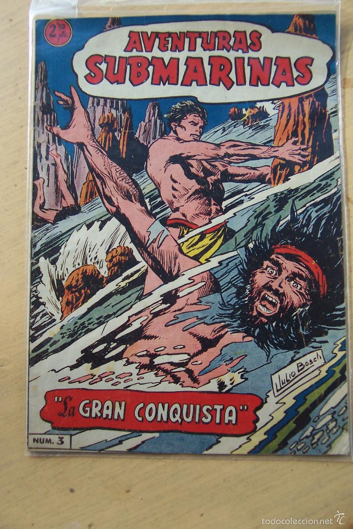 Tebeos: ferma, aventuras submarinas n&ordm; 2 y 3 original - Foto 1
