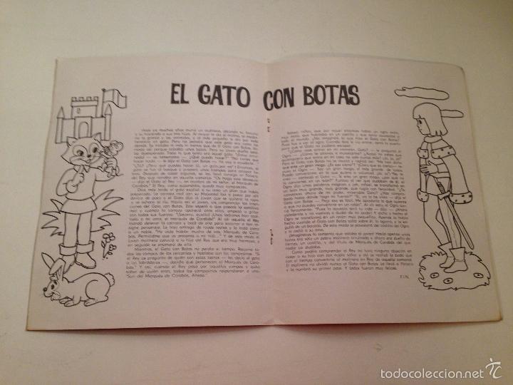 Tebeos: CUENTOS PARA COLOREAR. EL GATO CON BOTAS. EDITORIAL FERMA 1967 - Foto 2