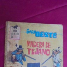 Livros de Banda Desenhada: GRAN OESTE. Nº 366. MADERA DE TEJANO. FERMA. DAVID MCCALLUM EN CONTRAPORTADA.. Lote 58552986
