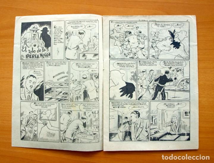 Tebeos: El poder invisible n&ordm; 18-El robo de la perla negra - Editorial Ferma 1957 - Foto 2