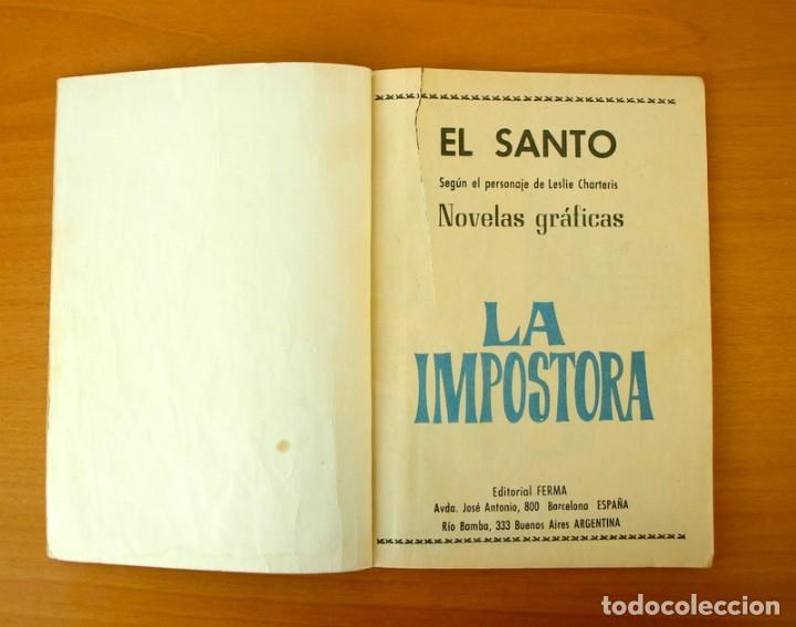 Tebeos: El Santo n&ordm; 4 - La impostora - Editorial Ferma 1965 - Foto 2