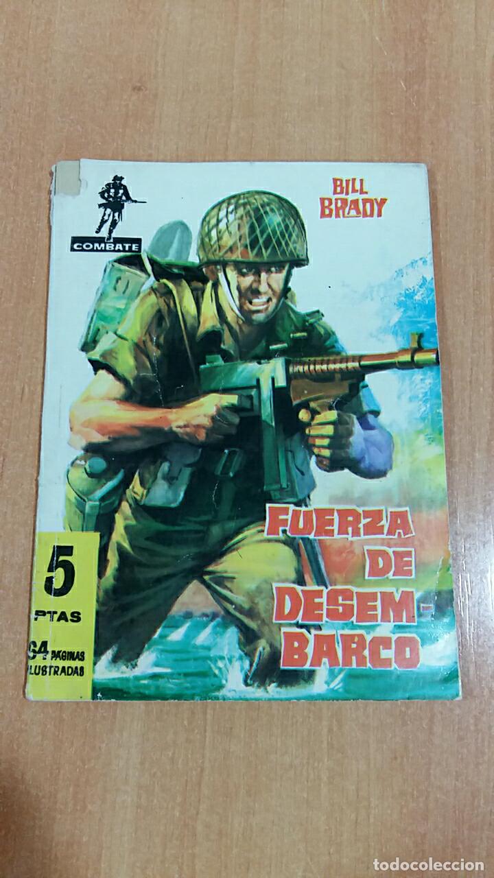 Tebeos: COMIC COMBATE. FUERZA DE DESEMBARCO. BILL BRADY. EDIT FERMA 1962 - Foto 1