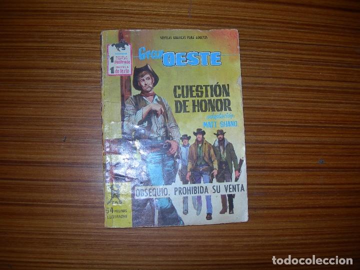 Tebeos: GRAN OESTE N&ordm;  CUESTION DE HONOR  EDITA FERMA - Foto 1