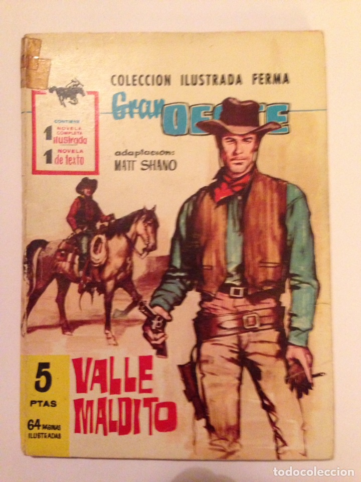 Tebeos: Tebeo 1962.- GRAN OESTE. &rdquo; Valle Maldito &rdquo; Numero 126 - Foto 1