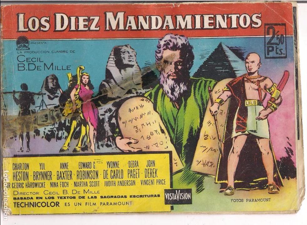 Tebeos: Cinecolor Los 10 Mandamientos - Foto 1