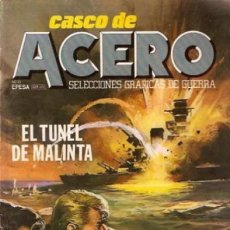 BDs: CASCO DE ACERO-EPESA- Nº 11 - EL TUNEL DE MALINTA-GRAN LUIS COLLADO-1981-CASI FLAMANTE-LEA-7588. Lote 108109391