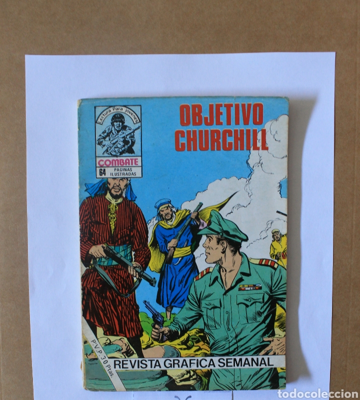 Tebeos: ~ LIBRO OBJETIVO CHURCHILL, 1981 ~ - Foto 2
