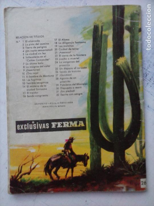 Tebeos: GRAN OESTE N&ordm; 26 - FERMA 1962 - DIBUJOS TIPO KIT CARSON - Foto 2