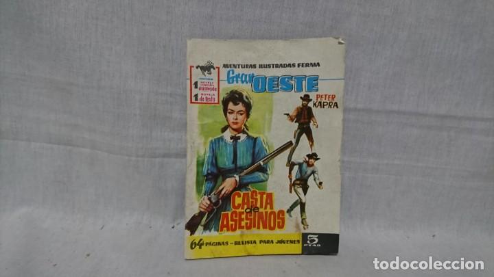 Tebeos: FERMA, GRAN OESTE, CASTA DE ASESINOS, PETER KAPRA - Foto 1