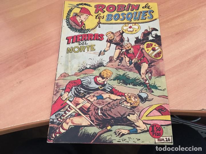 Tebeos: ROBIN DE LOS BOSQUES N&ordm; 26 TIERRAS DEL NORTE (ORIGINAL FERMA) (COM25) - Foto 1