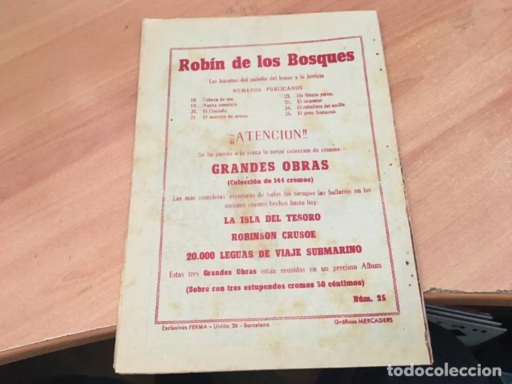 Tebeos: ROBIN DE LOS BOSQUES N&ordm; 25 EL GRAN FANTASMA (ORIGINAL FERMA) (COM25) - Foto 2