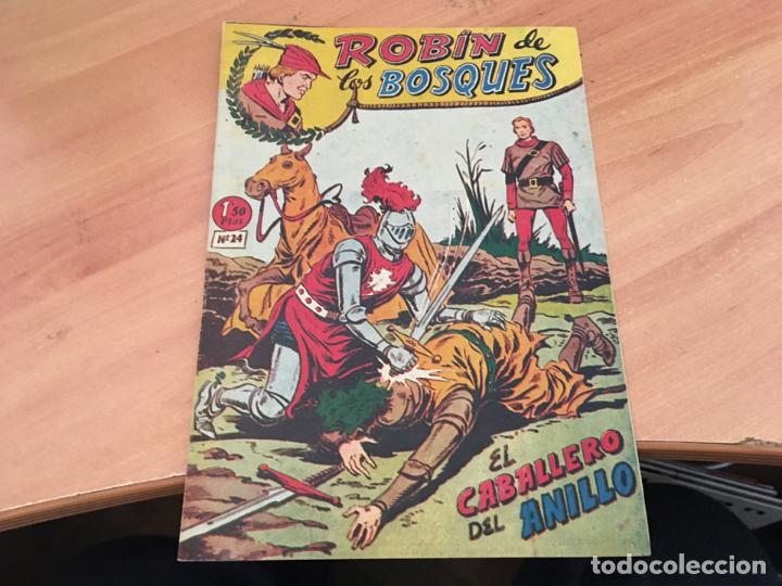 Tebeos: ROBIN DE LOS BOSQUES N&ordm; 24 EL CABALLERO DEL ANILLO (ORIGINAL FERMA) (COM25) - Foto 1