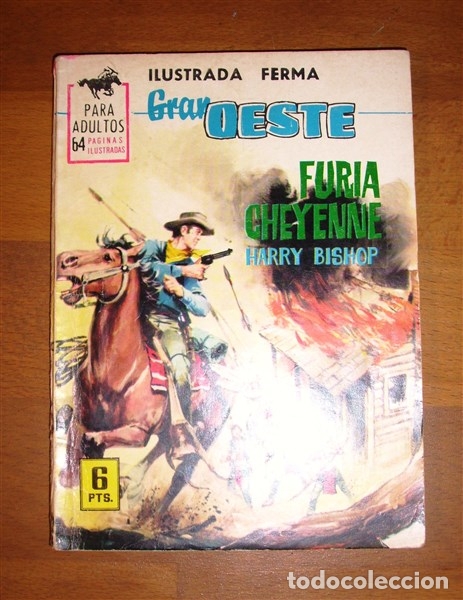 Tebeos: BISHOP, Harry. Furia Cheyenne (Gran Oeste ; 285) - Foto 1