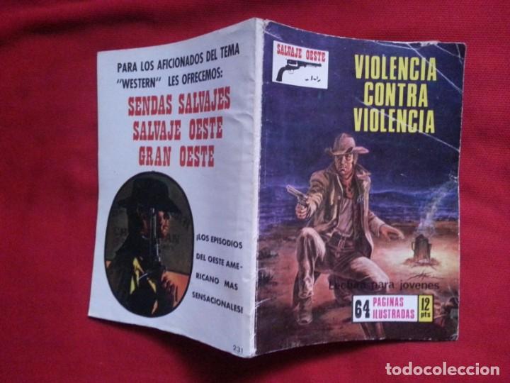 Tebeos: VIOLENCIA CONTRA VIOLENCIA - SALVAJE OESTE 231 - Foto 1