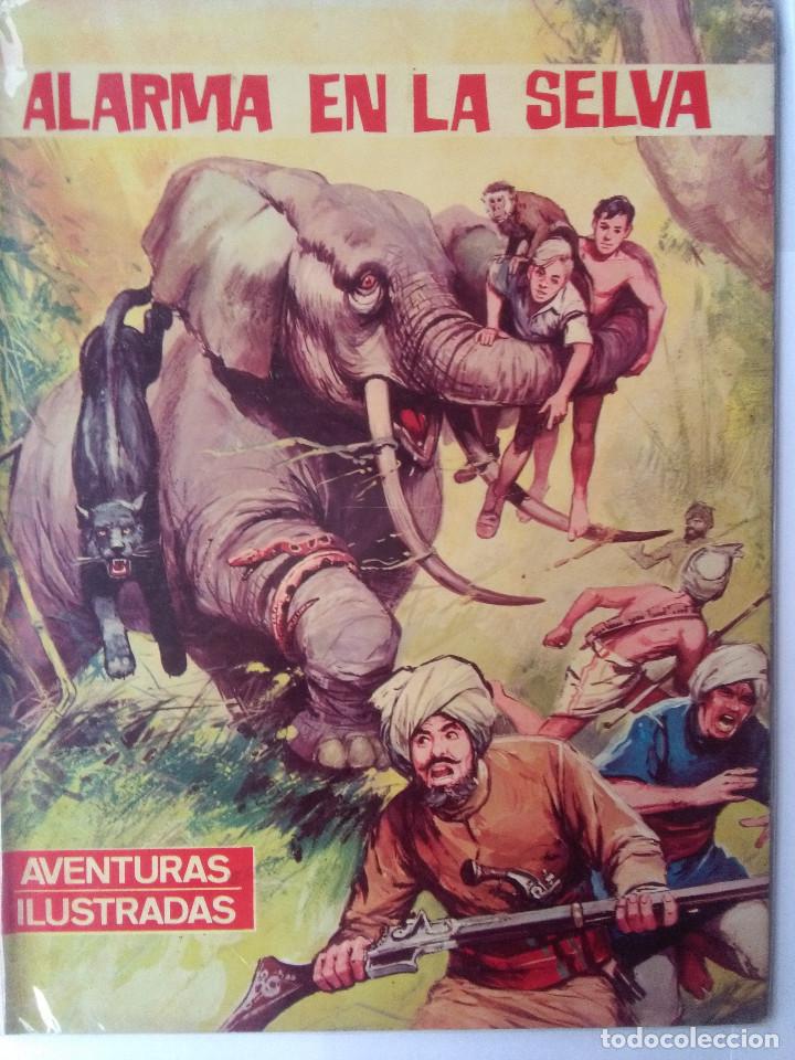 Tebeos: AVENTURAS ILUSTRADAS-ALARMA EN LA SELVA - Foto 1