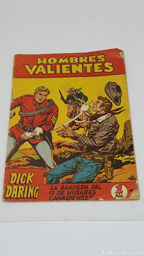 Tebeos: HOMBRES VALIENTES DICK DARING N&ordm; 1 FERMA 1958 - Foto 1