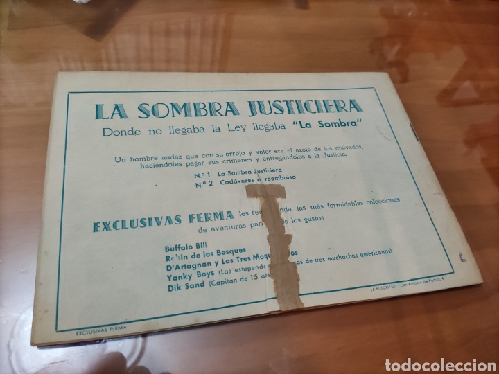 Tebeos: Comic La Sombra Justiciera. - Foto 2