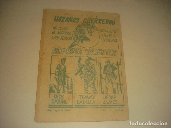 Tebeos: HOMBRES VALIENTES N. 26 DICK DARING , EL TRAIDOR EN ACCION. - Foto 2 - 276063123
