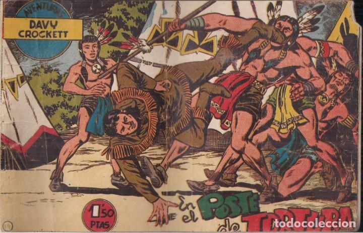 Tebeos: DAVY CROCKETT N&ordm; 14: EN EL POSTE DE TORTURA - Foto 1