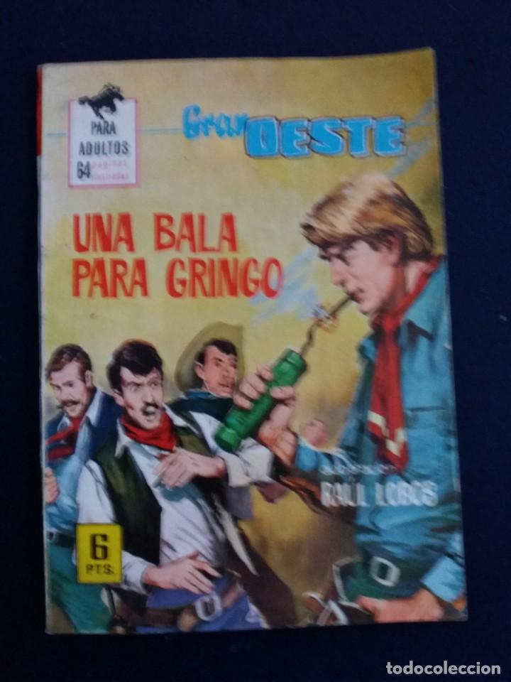 Tebeos: Comic oeste ed. ferma Gran Oeste Una Bala para Gringo 1962 - Foto 1