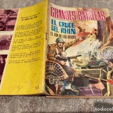 Tebeos: GRANDES BATALLAS Nº55 EL CRUCE DEL RHIN --EDITORIAL FERMA 1963. Lote 320875583