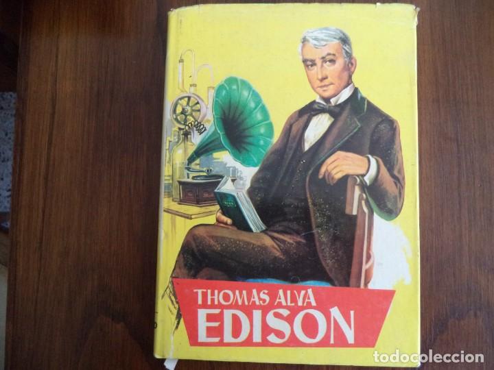 Tebeos: Libro Colecci&oacute;n Juvenil Ferma. Thomas Alva Edison.. - Foto 1