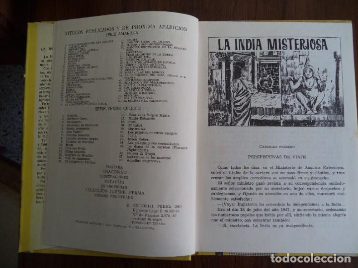 Tebeos: Libro Colecci&oacute;n Juvenil Ferma. La India Misteriosa.. - Foto 3