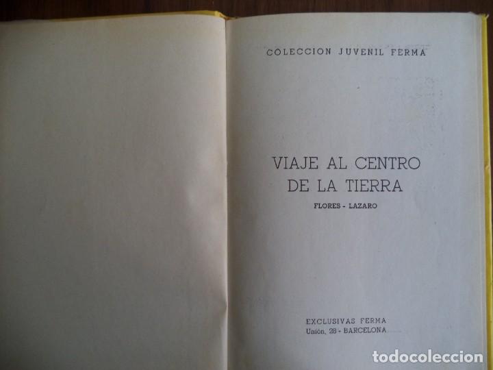 Tebeos: Libro Colecci&oacute;n Juvenil Ferma. Viaje al Centro de la Tierra. - Foto 2
