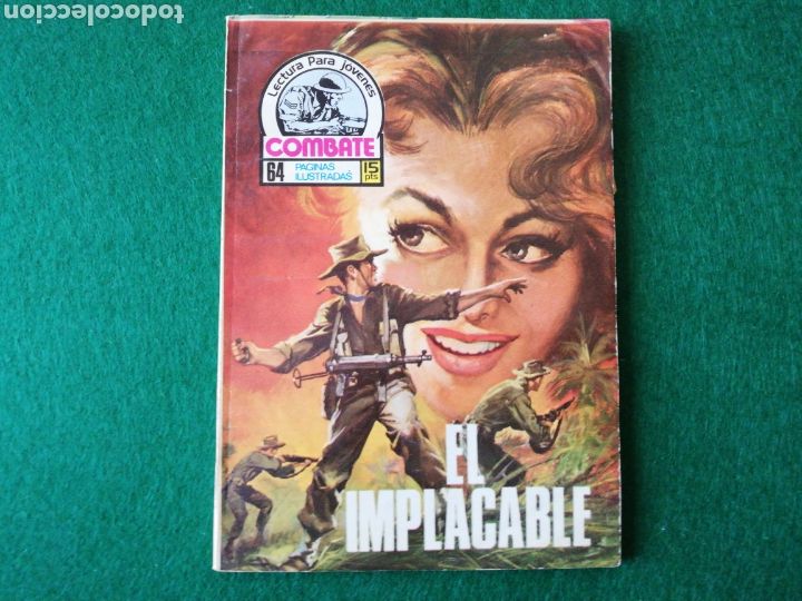 Tebeos: NOVELA GRAFICA LECTURA PARA JOVENES COMBATE EL IMPLACABLE - Foto 1